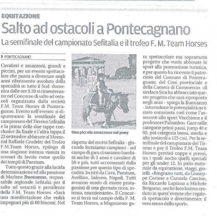  - Centro Ippico F.M. TEAM HORSES